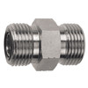 1-3/16"-12 x 13/16"-16 Steel Male ORFS - Male ORFS Union  93093-12-08
