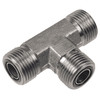 11/16"-16 x 11/16"-16 x 11/16"-16 Steel Male ORFS - Male ORFS - Male ORFS Tee  93T99-06-06