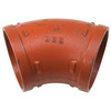 4" Grooved Pipe 45° Elbow  G0848V-400-400