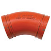 6" Grooved Pipe 45° Long Radius Elbow  G0848VL-600-600