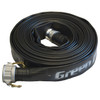 6" x 50' Black Dragon Lay-Flat Discharge Hose Assembly   G1372-600CE50