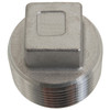 1" Stainless Steel 316 Male NPT Plug  G1600SS-100