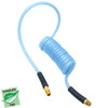 1/4 x 1/4" x 10' Reinforced Polyurethane Recoil Air Hose Assembly   G1712-025M44M10