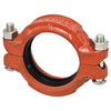 2" Flexible Grooved Coupling w/ Nitrile Gasket  G38VFT-200