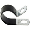 2-1/4" I.D. Plated Steel - Rubber Cushioned Tube Strap - 13/32" Bolt Hose  G6-36