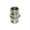 2 x 2" Aluminum Type AA Male Camlock - Male Camlock  G65AA-200-200