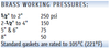1-1/2" Brass Type DC Dust Cap  G65BRDC-150
