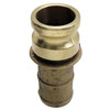 3" Brass Type E Male Camlock - Hose Barb  G65BRE-300