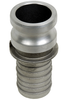 2-1/2" Aluminum Type E Male Camlock - Hose Barb  G65E-250