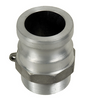 2-1/2" Aluminum Type F Male Camlock - Male NPT  G65F-250
