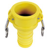 4" Nylon Type C Female Camlock - Hose Barb  G65NC-400