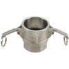 2-1/2" Stainless Type D Female Camlock - Female NPT  G65SSD-250