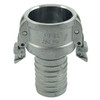 1-1/2" Stainless Type LC Locking Arm Female Camlock - Hose Barb  G65SSLC-150