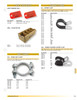 2" I.D. Plated Steel - Rubber Cushioned Tube Strap - 1/4" Bolt Hole  G6N-32