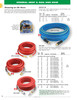 3/8 x 1/4" x 50' Premium Air Hose Assembly w/ Bend Restrictors   G924-038M44M50