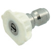 White 40° Angle 5.0 Orifice Pressure Wash Spray Tip  PW-S40-5