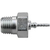 2mm x 1/4" Pulsar T1000 Series Hose Barb - Male NPT  T1016-04-02M
