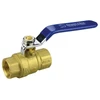 1" Brass Full Port 600 PSI Female NPT Ball Valve  V202-100