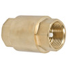 1" Brass 200 PSI Female NPT Check Valve - 5 PSI Crack Pressure  V208-100