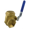 6" Brass Female NPT Lever Gate Valve  V215L-600