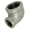 1 x 1/2" Sch. 40 Galvanized Iron Female NPT 90° Reducing Elbow   G0898G-100-050