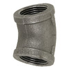 1/4" Sch. 40 Black Iron Female NPT 45° Elbow   G0848M-025-025
