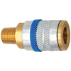 3/8 x 3/8" Steel Industrial Pneumatic Coupler - Male NPT   C25