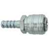 1/4 x 1/4" Steel ARO 210 Pneumatic Coupler - Hose Barb   C38-42