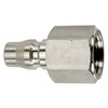 1/2 x 1" Stainless Steel Japanese Pneumatic Nipple - Female NPT   800PF-SS
