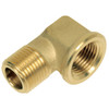 1/8 x 1/4" Brass Male NPT - Female NPT 90° Street Elbow   G1698B-02-04