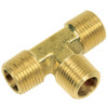 1/4" Brass Male NPT Tee   G16T66B-04-04