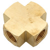 1/8" Brass Female NPT Cross   G08X88BX-02-02