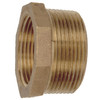 1-1/2 x 1-1/4" Cast Brass Male NPT - Female NPT Reducing Hex Bushing   G0816B-150-125