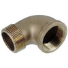1-1/2 x 1-1/2" Cast Brass Male NPT - Female NPT 90° Street Elbow   G1698B-150-150