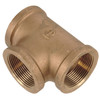1" Cast Brass Female NPT Tee   G08T88B-100-100