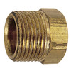3/8" (5/8"-18) Brass Male 45° SAE Inverted Flare Nut    G0012-06