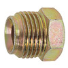 1/4" (7/16"-24) Brass Male 45° SAE Inverted Flare Plug    G1200-04