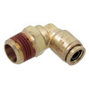 3/8 x 1/4" Brass Male NPT - DOT Push-To-Connect Swivel 90° Elbow   G7096PX-06-04