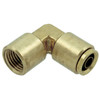 3/8 x 3/8" Brass Female NPT - DOT Push-To-Connect 90° Elbow   G7098P-06-06