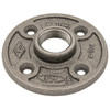 1-1/2" Black Iron Female NPT Floor Flange   G0819FF-150