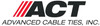 1000 Pc. 8" 40 lb. Black UV Resitant Cable Tie  A-08-40-0-M