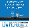 Tite-Reach® 1/4" DR Low Porfile Socket Set   TR14SOCKETSET