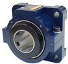2-1/4" Four Bolt Self-Aligning Taper Roller Bearing Split Flange Block - Double Locking Collar - Non Expansion   ESA-4BF-TRB-2 1/4