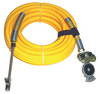 3/8" x 50' Yellow Superflex Air Hose - Univesal Glad Hand - Dual Foot Air chuck Assembly   GL6YEL-50GHU-DF