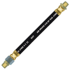 1/2 x 42" Black Arctic Rubber DOT SAE J1402 Air Brake Hose Assembly  HABA-8-42C