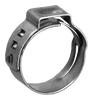 .945 - 1.067" (23.9 - 27.1mm) Stainless Steel Stepless One Ear Pinch Clamp  HC10-17