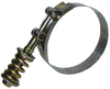 3.31 - 3.62" H/D Flex Seal T-Bolt Clamp - S/S Band - Ferrous Bolt  HC19-350