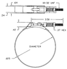5.31 - 5.62" Mini Flex Seal T-Bolt Clamp - S/S Band - Ferrous Bolt  HC20-550