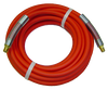 3/8" x 100' Red PVC Air Hose Assembly w/Spring Guard  PAR6RED-100C-SG