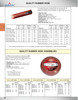 1/4 x 1/4" x 100' Red EPDM 250 PSI Rubber Air Hose Assembly - Brass Male NPT Ends  RG4/2RED-100B